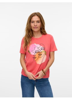 Vero Moda Koszulka w kolorze różowym ze sklepu Limango Polska w kategorii Bluzki damskie - zdjęcie 188848988