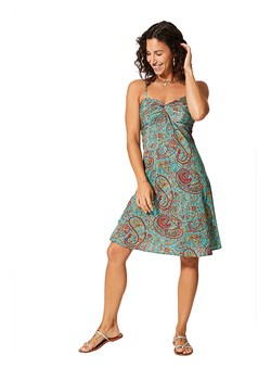 Aller Simplement Sukienka w kolorze turkusowo-czerwonym ze sklepu Limango Polska w kategorii Sukienki - zdjęcie 188849185