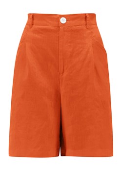 FYNCH-HATTON Lniane bermudy w kolorze pomarańczowym ze sklepu Limango Polska w kategorii Szorty - zdjęcie 188849617