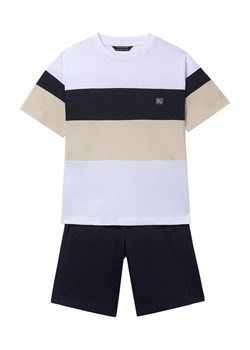 Mayoral Komplet t-shirt i spodenki 6691 Czarny Regular Fit ze sklepu MODIVO w kategorii Komplety chłopięce - zdjęcie 188850386