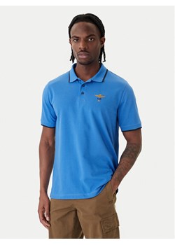 Aeronautica Militare Polo 261PO1308UP00082 Niebieski Regular Fit ze sklepu MODIVO w kategorii T-shirty męskie - zdjęcie 188850387