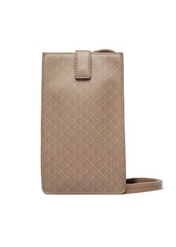 Calvin Klein Torebka na telefon Emblem Aop Phone Crossbody LV04F1115G Brązowy ze sklepu MODIVO w kategorii Etui - zdjęcie 188850397