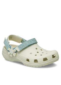 Crocs Klapki Clsc Dnm Flwr Adj BackstrapCgK 212511 Szary ze sklepu MODIVO w kategorii Klapki dziecięce - zdjęcie 188850438