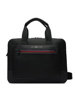 Tommy Hilfiger Torba na laptopa Th Foundation Computer Bag AM0AM14158 Czarny ze sklepu MODIVO w kategorii Torby na laptopa - zdjęcie 188850475