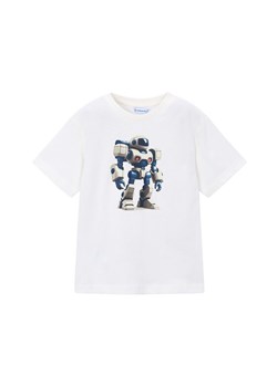 Mayoral T-Shirt 3066 Biały Regular Fit ze sklepu MODIVO w kategorii T-shirty chłopięce - zdjęcie 188850476