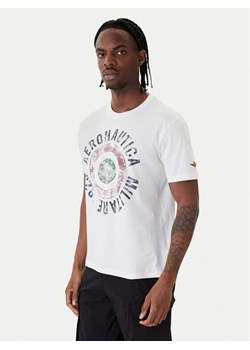Aeronautica Militare T-Shirt 261TS2538UJ00727 Biały Regular Fit ze sklepu MODIVO w kategorii T-shirty męskie - zdjęcie 188850545