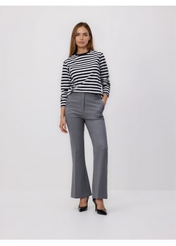 Reserved - Longsleeve z merceryzowanej bawełny - czarny ze sklepu Reserved w kategorii Bluzki damskie - zdjęcie 188852336