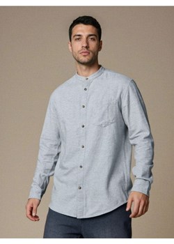 Sinsay - Bawełniana koszula - szary ze sklepu Sinsay w kategorii Koszule męskie - zdjęcie 188854826