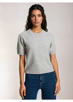 Sinsay - Bluzka swetrowa z domieszką wełny - szary ze sklepu Sinsay w kategorii Bluzki damskie - zdjęcie 188854856