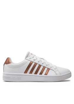 K-Swiss Sneakersy Court Tiebreak 97011-194-M Biały ze sklepu MODIVO w kategorii Buty sportowe damskie - zdjęcie 188857475