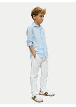 Mayoral Chinosy 530 Écru Slim Fit ze sklepu MODIVO w kategorii Spodnie chłopięce - zdjęcie 188857576