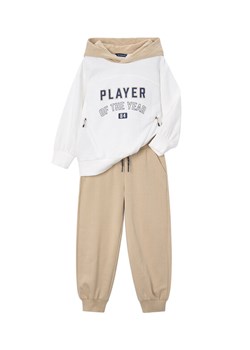 Mayoral Dres 3885 Beżowy Regular Fit ze sklepu MODIVO w kategorii Dresy chłopięce - zdjęcie 188857605