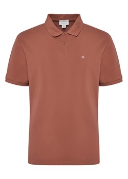 Calvin Klein Jeans Polo LV040EM269 Brązowy Regular Fit ze sklepu MODIVO w kategorii T-shirty męskie - zdjęcie 188857789