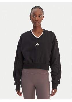 adidas Bluza Stadium KC4980 Czarny Loose Fit ze sklepu MODIVO w kategorii Bluzy damskie - zdjęcie 188860655