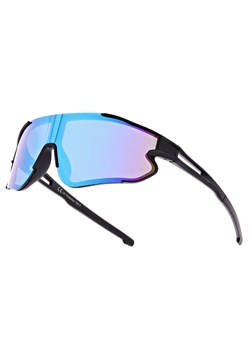 Dziecięce 8-13 lat sportowe okulary przeciwsłoneczne SVMK-20 czarny/niebieski ze sklepu Stylion w kategorii Oprawki do okularów męskich - zdjęcie 188861257