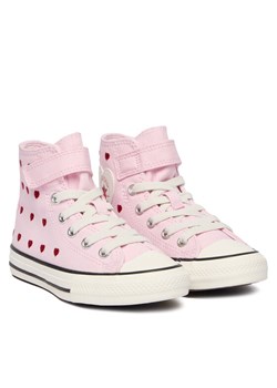 Trampki Converse Chuck Taylor All Star Hearts & Roses Easy-On A19066C Różowy ze sklepu eobuwie.pl w kategorii Trampki dziecięce - zdjęcie 188862276