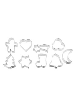 Zenker Foremki (9 szt.) w kolorze srebrnym do wycinania ciastek ze sklepu Limango Polska w kategorii Akcesoria do pieczenia - zdjęcie 188863118