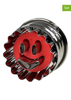 Dr. Oetker Foremki (2 szt.) w kolorze srebrnym do ciasteczek - Ø  5 cm ze sklepu Limango Polska w kategorii Akcesoria do pieczenia - zdjęcie 188863127