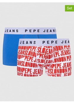 Pepe Jeans Bokserki (2 pary) w kolorze czerwonym i niebieskim ze sklepu Limango Polska w kategorii Majtki męskie - zdjęcie 188863316