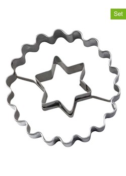 Zenker Foremki (2 szt.) w kolorze srebrnym do wycinania ciastek - Ø 5,4 cm ze sklepu Limango Polska w kategorii Akcesoria do pieczenia - zdjęcie 188863336