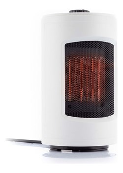 InnovaGoods Obrotowa grzałka ceramiczna w kolorze biało-czarnym - wys. 23,5 cm ze sklepu Limango Polska w kategorii Dom - zdjęcie 188863415