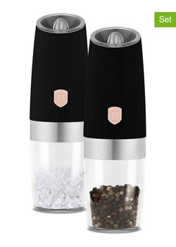 Berlinger Haus 2-częściowy zestaw przyprawników "Gravity - Black Rose" w kolorze czarnym ze sklepu Limango Polska w kategorii Młynki do soli i pieprzu - zdjęcie 188863686