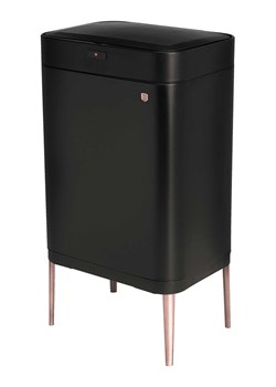 Berlinger Haus Kosz na śmieci w kolorze różowozłoto-czarnym z czujnikiem - 60 l ze sklepu Limango Polska w kategorii Kosze na śmieci - zdjęcie 188863696