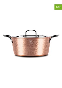 Berlinger Haus 2-częściowy zestaw "Hammered Copper" w kolorze miedzianym - Ø 28 cm ze sklepu Limango Polska w kategorii Garnki - zdjęcie 188863839