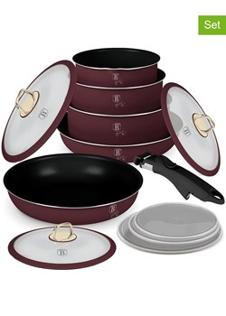 Berlinger Haus 13-częściowy zestaw "Leonardo Nordic Collection" w kolorze czerwonym ze sklepu Limango Polska w kategorii Garnki - zdjęcie 188863885