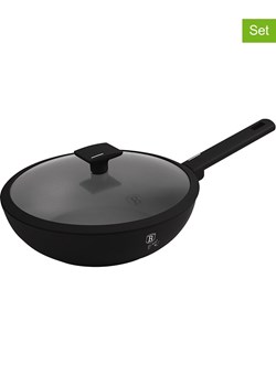 Berlinger Haus 2-częściowy zestaw "Matte Black Collection" w kolorze czarnym - Ø 28 cm ze sklepu Limango Polska w kategorii Garnki - zdjęcie 188863978