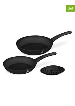 Berlinger Haus 3-częściowy zestaw "Black-Rose gold Collection" w kolorze czarnym ze sklepu Limango Polska w kategorii Garnki - zdjęcie 188864027