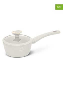 Berlinger Haus 2-częściowy zestaw "Cream-gold Collection" w kolorze kremowym - Ø 16 cm ze sklepu Limango Polska w kategorii Garnki - zdjęcie 188864118