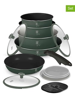Berlinger Haus 13-częściowy zestaw "Matte Green Collection" w kolorze zielonym ze sklepu Limango Polska w kategorii Garnki - zdjęcie 188864286