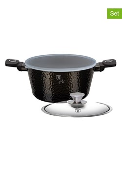 Berlinger Haus 2-częściowy zestaw "Primal Gloss Collection" w kolorze czarnym - Ø 28 cm ze sklepu Limango Polska w kategorii Garnki - zdjęcie 188864537