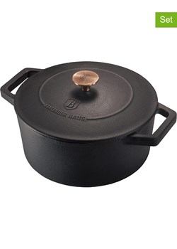 Berlinger Haus 2-częściowy zestaw w kolorze czarnym - Ø 24 cm ze sklepu Limango Polska w kategorii Garnki - zdjęcie 188864728