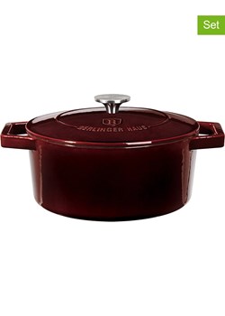 Berlinger Haus 2-częściowy zestaw w kolorze czerwonym - Ø 24 cm ze sklepu Limango Polska w kategorii Garnki - zdjęcie 188864735