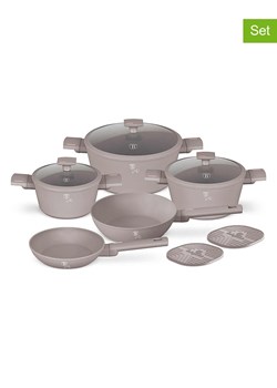 Berlinger Haus 10-częściowy zestaw "Taupe Collection" w kolorze szarobrązowym ze sklepu Limango Polska w kategorii Garnki - zdjęcie 188864799