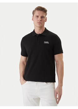 KARL LAGERFELD Polo 745780 562235 Czarny Regular Fit ze sklepu MODIVO w kategorii T-shirty męskie - zdjęcie 188865095