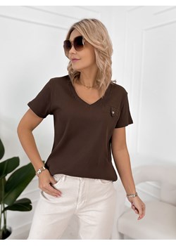 bluzka imani ciemnobrązowa one size ze sklepu UBRA w kategorii Bluzki damskie - zdjęcie 188865999