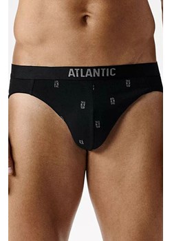 Atlantic 3-pack slipy męskie sport 3MP-210-CZA/DENJ/CZA, Kolor czarno-niebieski-wzór, Rozmiar XL, ATLANTIC ze sklepu Intymna w kategorii Majtki męskie - zdjęcie 188866256