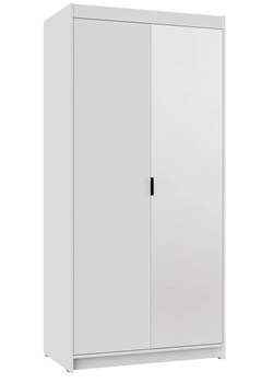 Biała nowoczesna szafa na ubrania z lustrem - Parioni 5X ze sklepu Edinos.pl w kategorii Szafy - zdjęcie 188866286