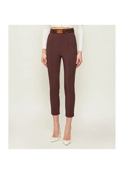 Elisabetta Franchi Spodnie z paskiem | Slim Fit ze sklepu Gomez Fashion Store w kategorii Spodnie damskie - zdjęcie 188867166