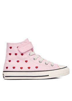 Trampki Converse Chuck Taylor All Star Hearts & Roses Easy-On A19066C Różowy ze sklepu eobuwie.pl w kategorii Trampki dziecięce - zdjęcie 188867676