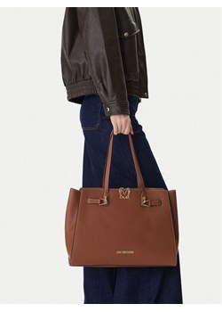 Torebka LOVE MOSCHINO JC4124PP1OLM0200 Brązowy ze sklepu eobuwie.pl w kategorii Torby Shopper bag - zdjęcie 188867715