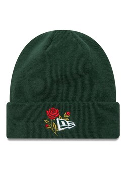 New Era Czapka Rose Icon Cuff Knit Beanie 60580736 Zielony ze sklepu MODIVO w kategorii Czapki zimowe męskie - zdjęcie 188868919