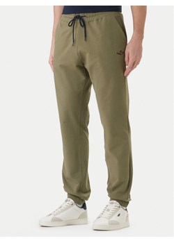 Aeronautica Militare Spodnie dresowe 261PF1008UF00674 Zielony Regular Fit ze sklepu MODIVO w kategorii Spodnie męskie - zdjęcie 188868928