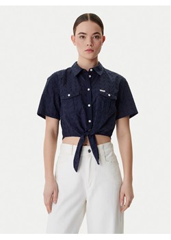 Guess Jeans Koszula W6GHA3 WO331 Granatowy Regular Fit ze sklepu MODIVO w kategorii Koszule damskie - zdjęcie 188869015