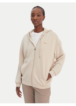 EA7 Emporio Armani Bluza 7W000192 AF12643 U1088 Beżowy Relaxed Fit ze sklepu MODIVO w kategorii Bluzy damskie - zdjęcie 188869078