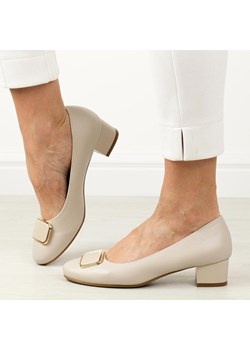 Czółenka wt damskie na obcasie M.Daszyński Sa210-8 ze sklepu suzana.pl w kategorii Czółenka - zdjęcie 188870695