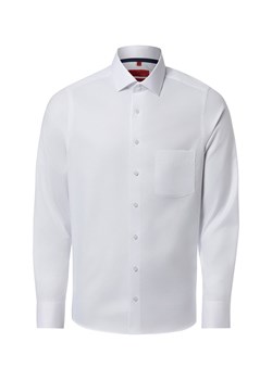 Finshley & Harding Męska koszula biznesowa Mężczyźni Slim Fit Bawełna (100%) biały w paski ze sklepu vangraaf w kategorii Koszule męskie - zdjęcie 188870925